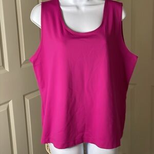 Chico's Microfiber Sleeveless Classic Fit Tank Top (Chico's 3 = XL/16)